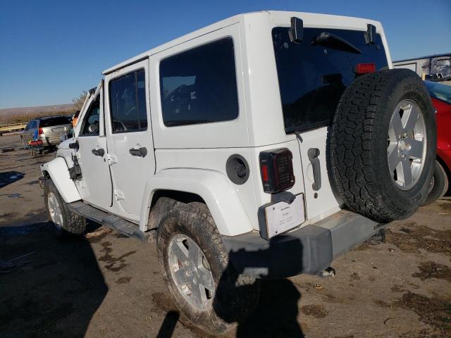 1C4BJWEG4CL179774 - 2012 JEEP WRANGLER UNLIMITED SAHARA WHITE photo 2