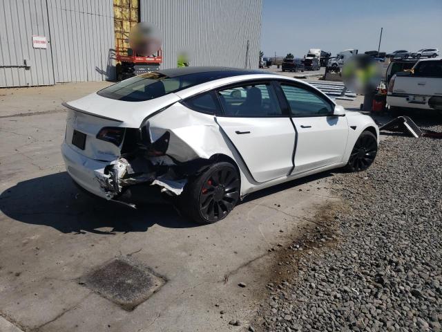 5YJ3E1EC3PF480618 - 2023 TESLA MODEL 3 თეთრი ფოტო 3