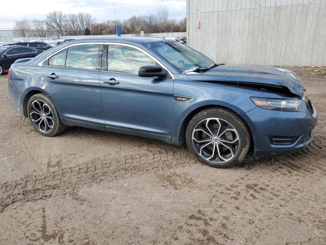 1FAHP2KT0JG125130 - 2018 FORD TAURUS SHO BLUE photo 4