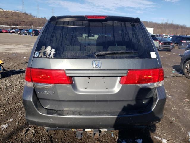 5FNRL382X8B039228 - 2008 HONDA ODYSSEY LX GRAY photo 6