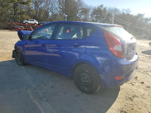 KMHCT5AE9EU189397 - 2014 HYUNDAI ACCENT GLS BLUE photo 2