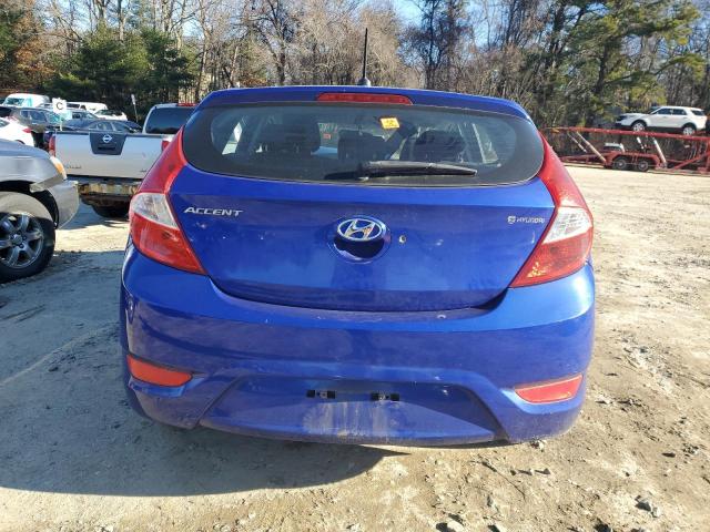 KMHCT5AE9EU189397 - 2014 HYUNDAI ACCENT GLS BLUE photo 6