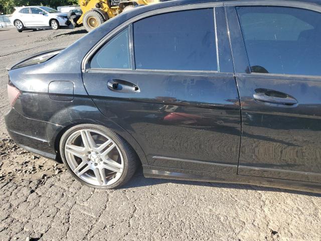WDDGF8BB6CR191696 - 2012 MERCEDES-BENZ C 300 4MATIC BLACK photo 10