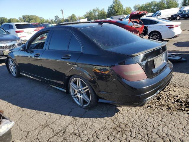 WDDGF8BB6CR191696 - 2012 MERCEDES-BENZ C 300 4MATIC BLACK photo 2