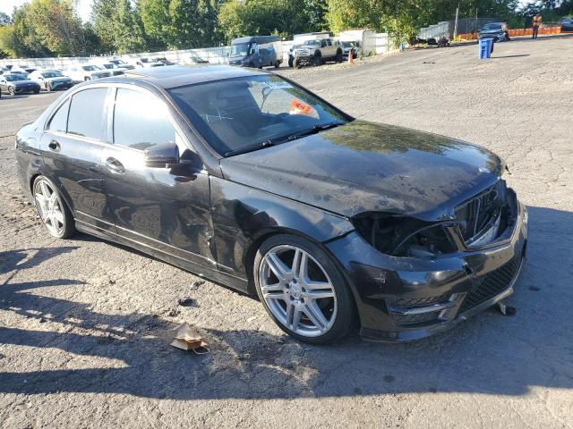 WDDGF8BB6CR191696 - 2012 MERCEDES-BENZ C 300 4MATIC BLACK photo 4