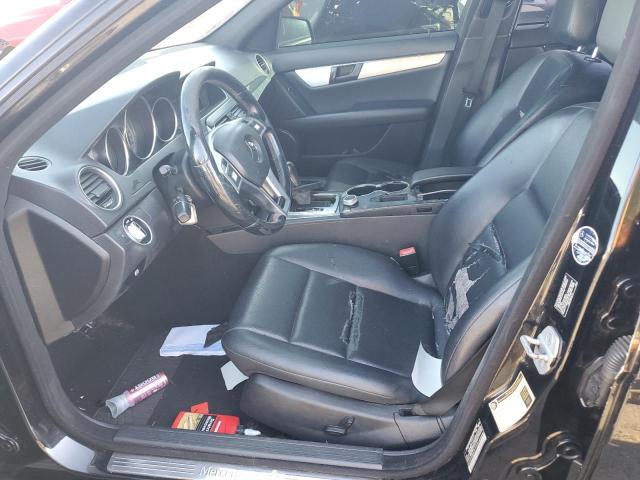WDDGF8BB6CR191696 - 2012 MERCEDES-BENZ C 300 4MATIC BLACK photo 7