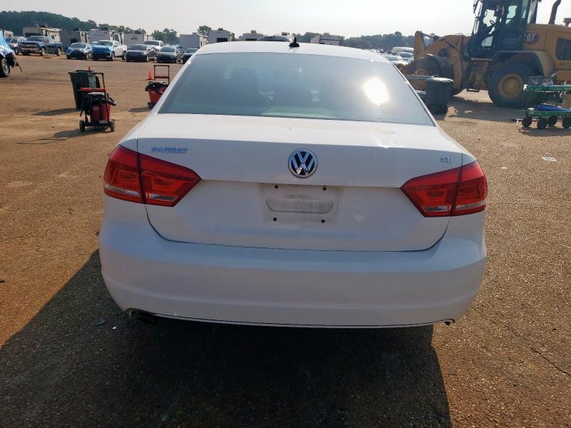 1VWBH7A36DC011900 - 2013 VOLKSWAGEN PASSAT SE WHITE photo 6
