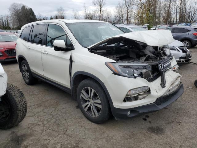 5FNYF6H50HB069563 - 2017 HONDA PILOT EXL WHITE photo 4