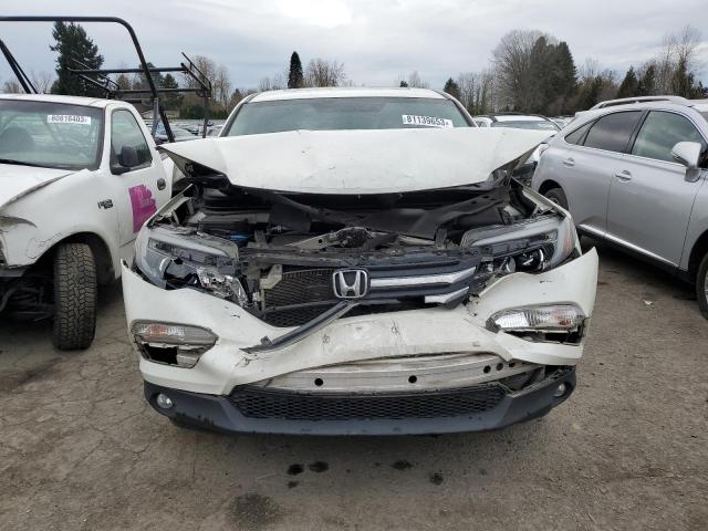 5FNYF6H50HB069563 - 2017 HONDA PILOT EXL WHITE photo 5