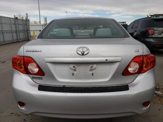 1NXBU4EE4AZ386436 - 2010 TOYOTA COROLLA BASE ვერცხლისფერი ფოტო 6