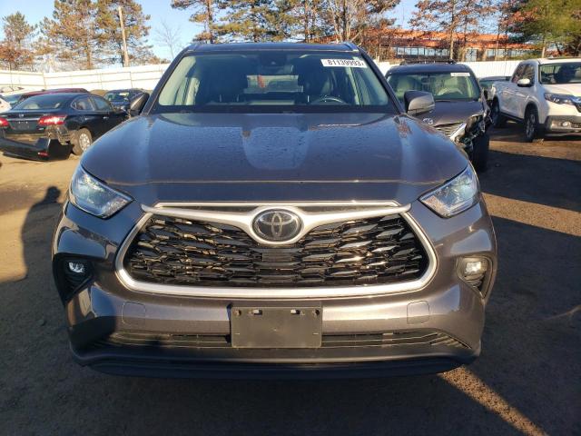 5TDGZRBHXMS538364 - 2021 TOYOTA HIGHLANDER XLE CHARCOAL photo 5