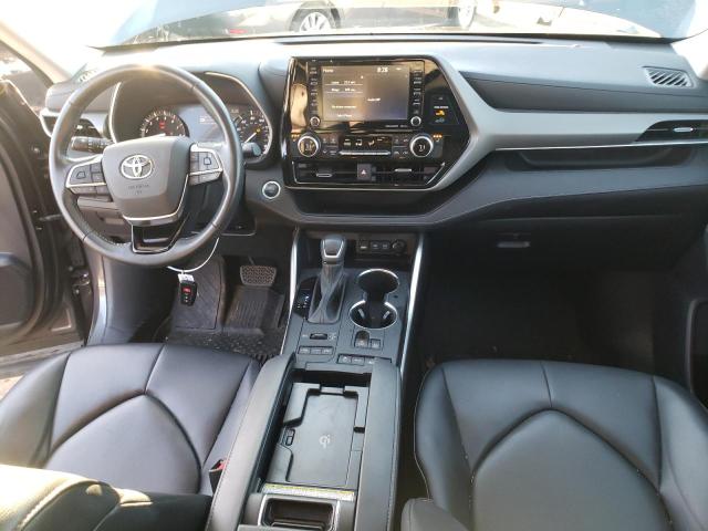 5TDGZRBHXMS538364 - 2021 TOYOTA HIGHLANDER XLE CHARCOAL photo 8