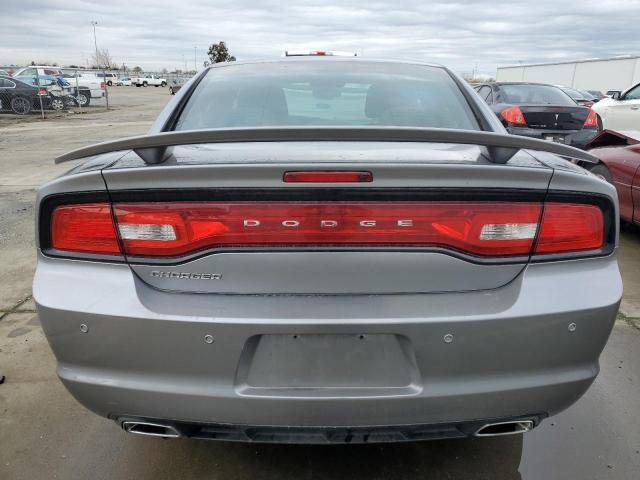 2C3CDXBG5DH593347 - 2013 DODGE CHARGER SE GRAY photo 6