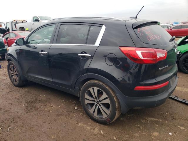 KNDPCCA22D7401683 - 2013 KIA SPORTAGE EX BLACK photo 2