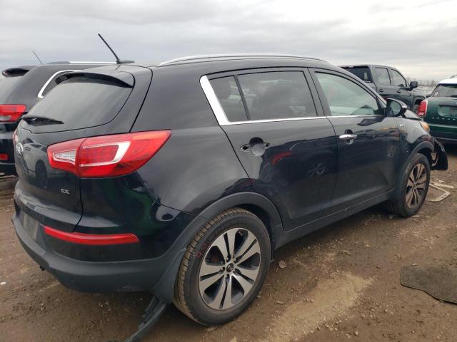 KNDPCCA22D7401683 - 2013 KIA SPORTAGE EX BLACK photo 3