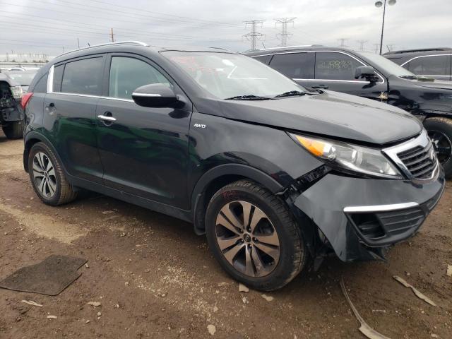 KNDPCCA22D7401683 - 2013 KIA SPORTAGE EX BLACK photo 4