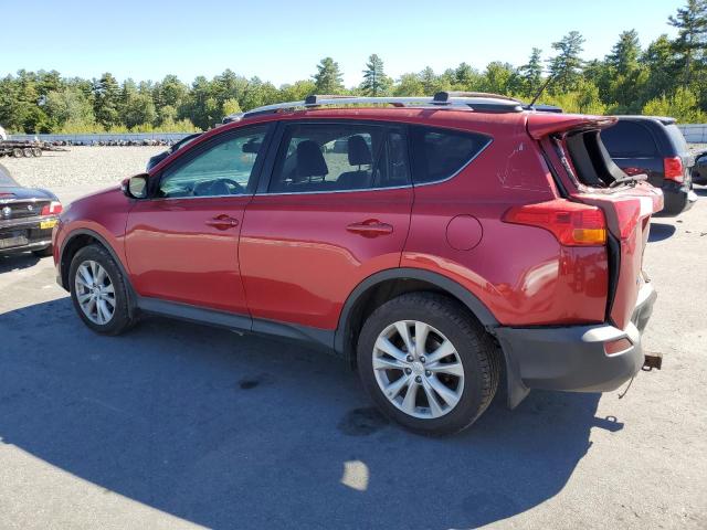 2T3DFREV9DW040586 - 2013 TOYOTA RAV4 LIMITED RED photo 2