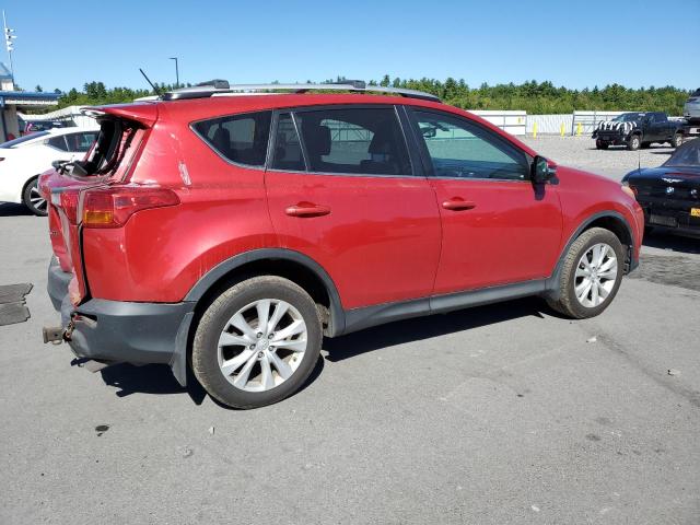 2T3DFREV9DW040586 - 2013 TOYOTA RAV4 LIMITED RED photo 3