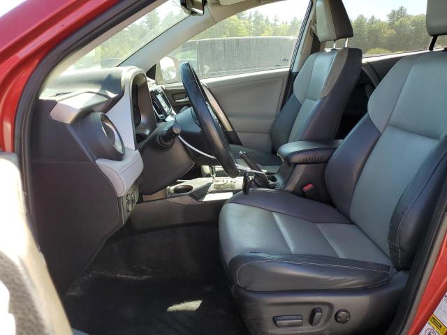 2T3DFREV9DW040586 - 2013 TOYOTA RAV4 LIMITED RED photo 7