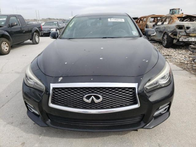 JN1BV7AP9EM676285 - 2014 INFINITI Q50 BASE BLACK photo 5