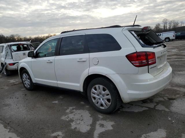 3C4PDCAB3KT861005 - 2019 DODGE JOURNEY SE WHITE photo 2