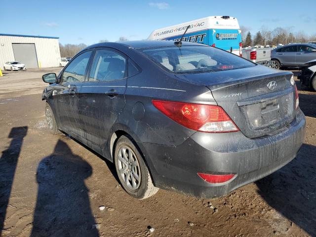 KMHCT4AEXDU398589 - 2013 HYUNDAI ACCENT GLS GRAY photo 2