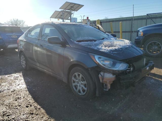 KMHCT4AEXDU398589 - 2013 HYUNDAI ACCENT GLS GRAY photo 4