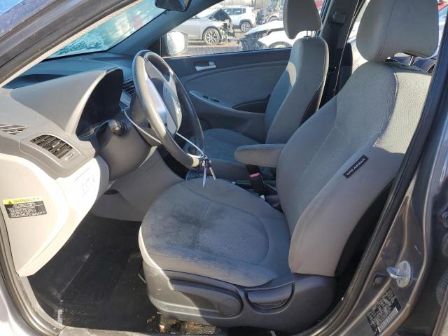 KMHCT4AEXDU398589 - 2013 HYUNDAI ACCENT GLS GRAY photo 7