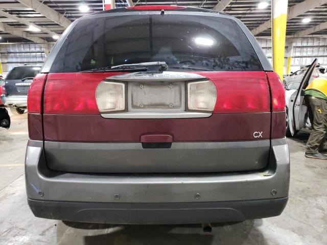 3G5DA03E13S604702 - 2003 BUICK RENDEZVOUS CX BURGUNDY photo 6