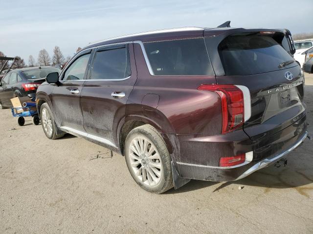 KM8R5DHE6LU078162 - 2020 HYUNDAI PALISADE LIMITED MAROON photo 2