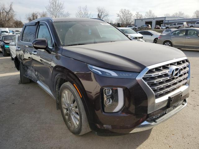 KM8R5DHE6LU078162 - 2020 HYUNDAI PALISADE LIMITED MAROON photo 4