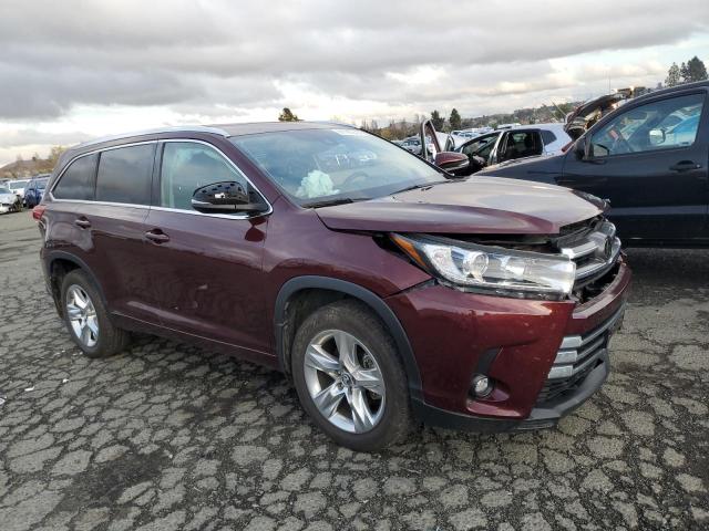 5TDDZRFH9KS952441 - 2019 TOYOTA HIGHLANDER LIMITED BURGUNDY photo 4