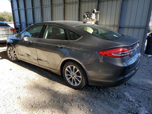 3FA6P0LU1HR314083 - 2017 FORD FUSION SE HYBRID CHARCOAL photo 2