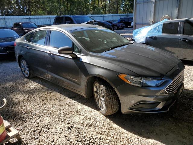 3FA6P0LU1HR314083 - 2017 FORD FUSION SE HYBRID CHARCOAL photo 4