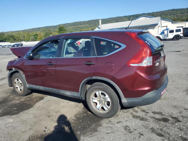 5J6RM4H3XEL060871 - 2014 HONDA CR-V LX 勃艮第红 照片 2