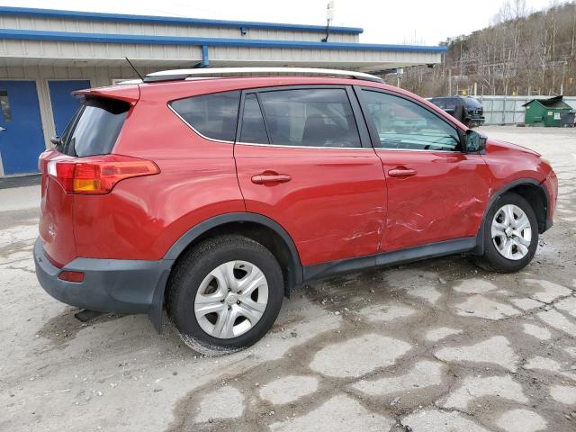 2T3BFREV3DW042244 - 2013 TOYOTA RAV4 LE RED photo 3