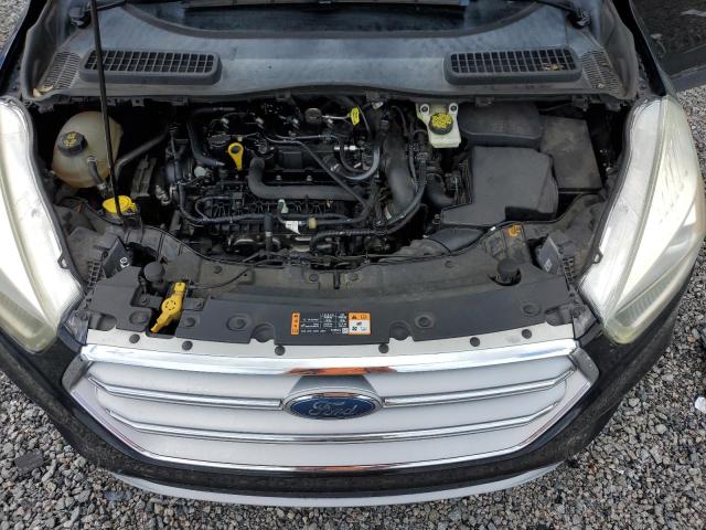 1FMCU0JD8HUC73111 - 2017 FORD ESCAPE TITANIUM შავი ფოტო 12