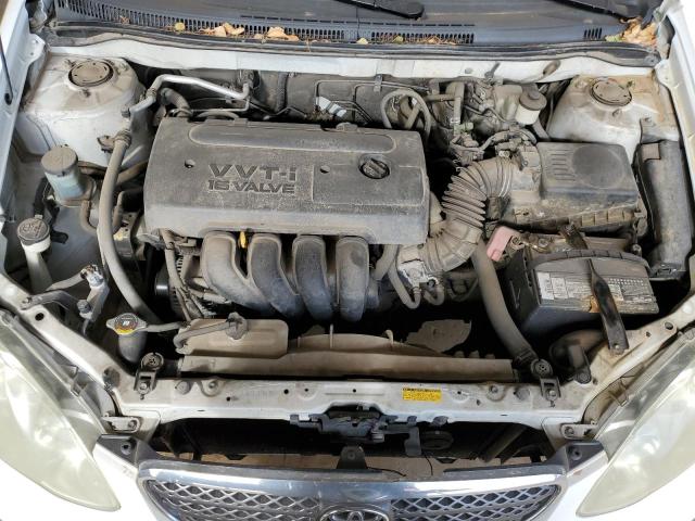 1NXBR32E95Z565674 - 2005 TOYOTA COROLLA CE WHITE photo 11
