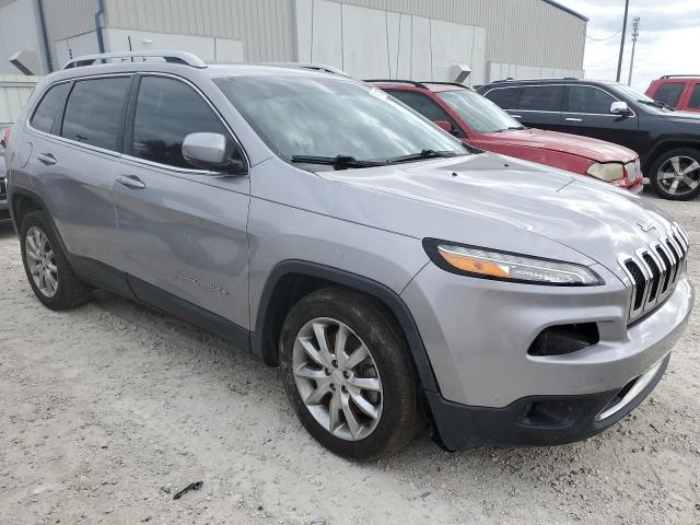 1C4PJLDB4JD621356 - 2018 JEEP CHEROKEE LIMITED SILVER photo 4