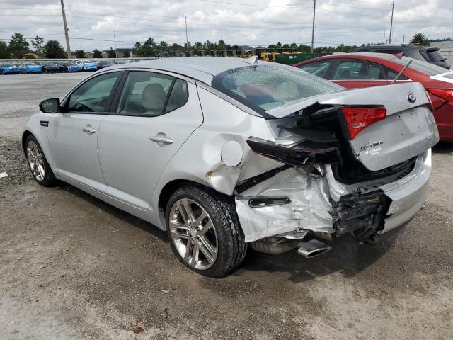 5XXGN4A75DG109402 - 2013 KIA OPTIMA EX SILVER photo 2