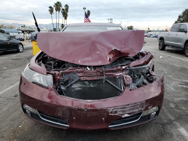 19UUA8F58CA029309 - 2012 ACURA TL BURGUNDY photo 5