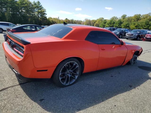 2C3CDZFJ0MH568244 - 2021 DODGE CHALLENGER R/T SCAT PACK ORANGE photo 3