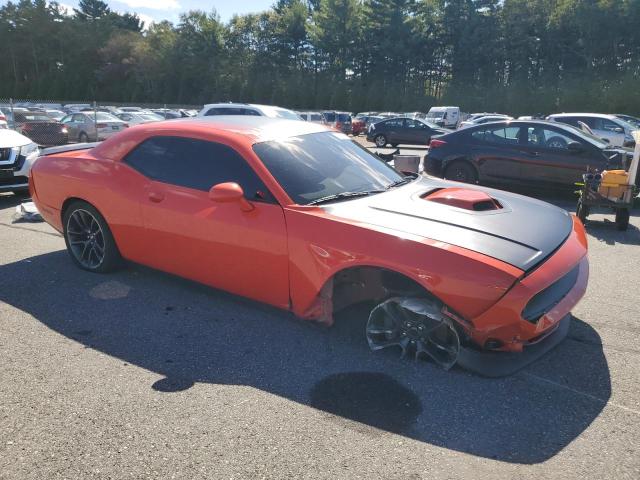2C3CDZFJ0MH568244 - 2021 DODGE CHALLENGER R/T SCAT PACK ORANGE photo 4