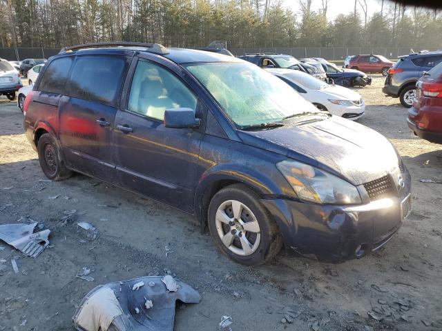 5N1BV28UX5N128510 - 2005 NISSAN QUEST S BLUE photo 4