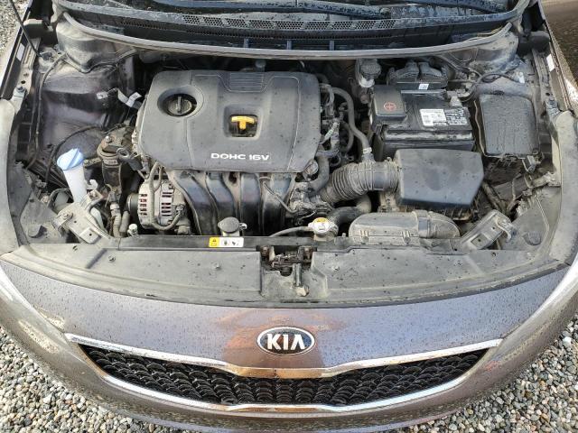 3KPFK4A79HE097225 - 2017 KIA FORTE LX GRAY photo 11