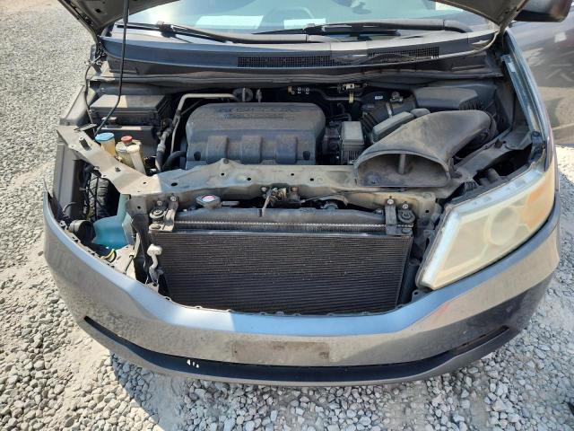 5FNRL5H20BB037071 - 2011 HONDA ODYSSEY LX GRAY photo 12