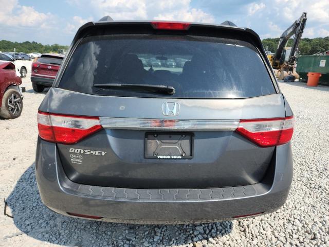 5FNRL5H20BB037071 - 2011 HONDA ODYSSEY LX GRAY photo 6
