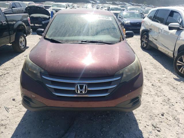 5J6RM4H39DL069821 - 2013 HONDA CR-V LX MAROON photo 5