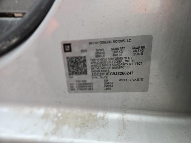 1GC2KUEG9JZ260247 - 2018 CHEVROLET SILVERADO K2500 HEAVY DUTY SILVER photo 13