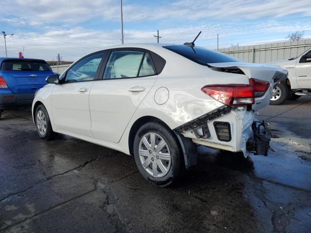 3KPA24AD6ME413125 - 2021 KIA RIO LX WHITE photo 2